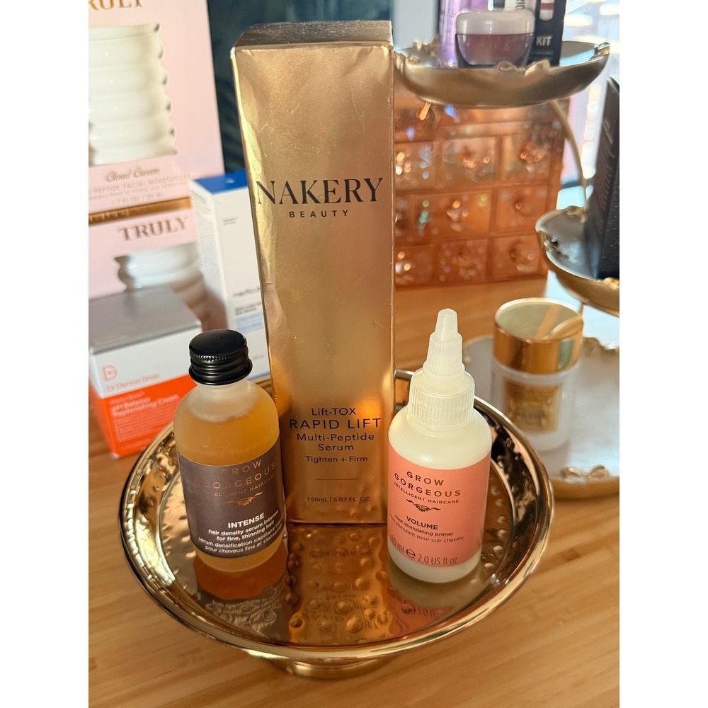 Beauty Bundle MSRP $142  Grow Gorgeous and Nakery